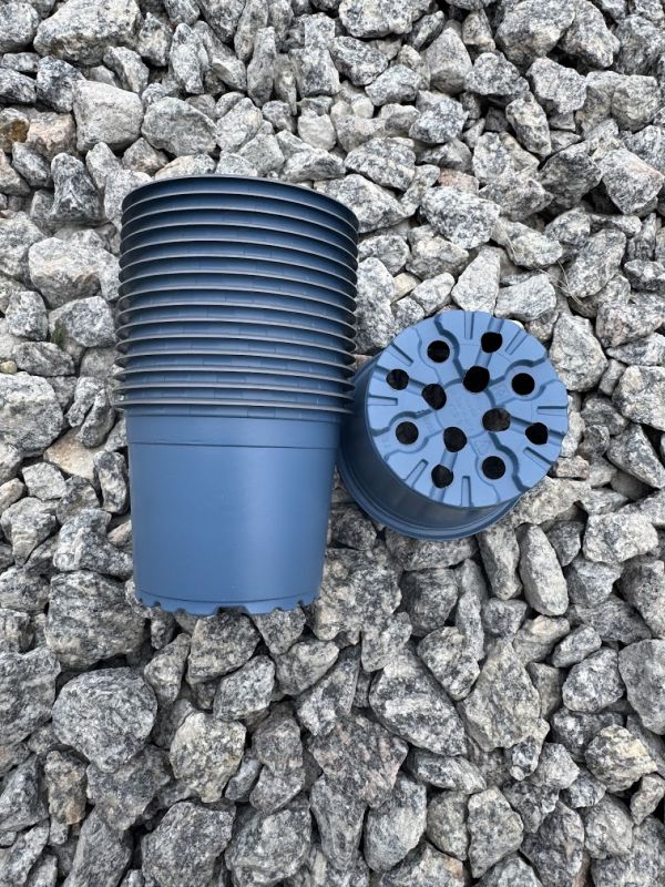 Горщик кольоровий TEKU  D9, кольори в асортименті