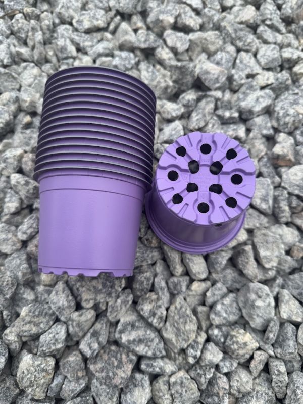 Горщик кольоровий TEKU  D9, кольори в асортименті