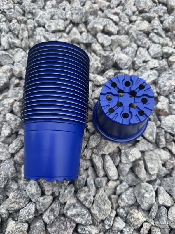 Горщик кольоровий TEKU  D9, кольори в асортименті