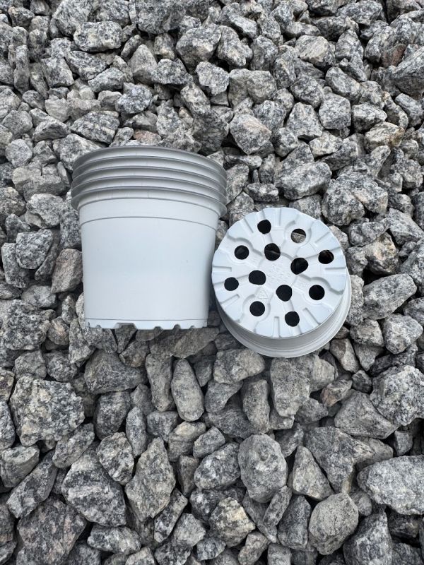 Горщик кольоровий TEKU  D9, кольори в асортименті