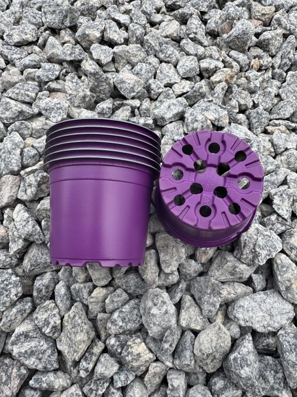 Горщик кольоровий TEKU  D9, кольори в асортименті